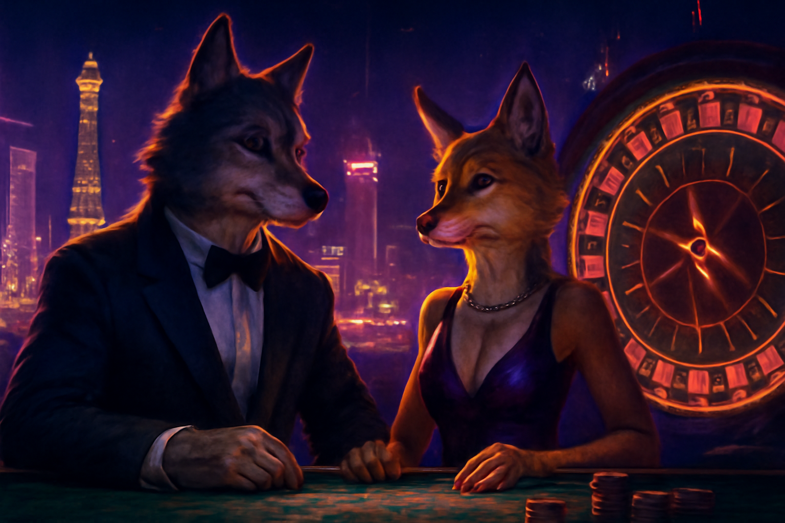 BGaming презентувала Wincent Wolf: ніч у Лас-Вегасі з липкими вайлдами та виграшами до х10 000