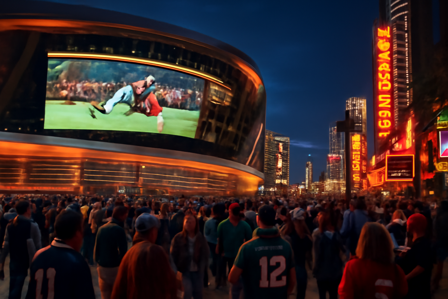 Фан-зона перед T‑Mobile Arena в Лас-Вегасі отримала нове ім’я — Paramount+ Plaza
